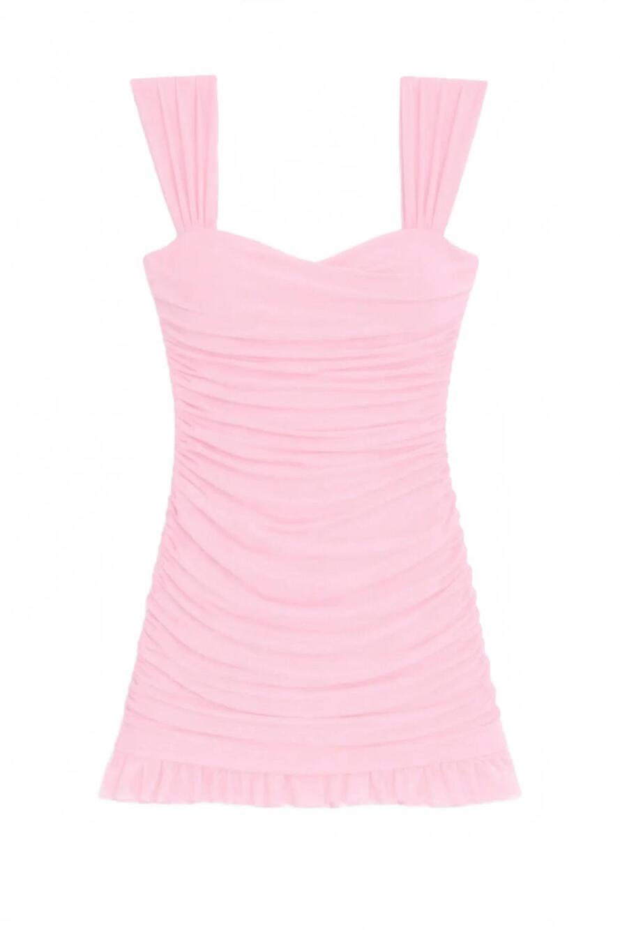 NEW KATIE J NYC junior joey dress in opal pink